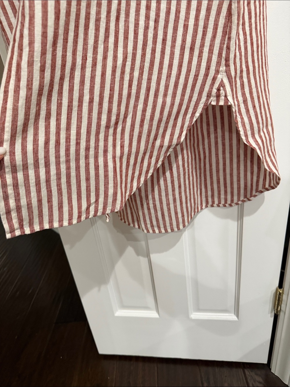 Banana Republic Hi-Low Linen Shirt Maxi Dress - Picture 3 of 7